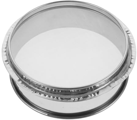 Anneome Tamiz Metálico De Tamiz De Malla Fina De Acero Inoxidable Filtro Para Hornear Pasteles De Harina Multifuncional Para Jardinería y Cocina
