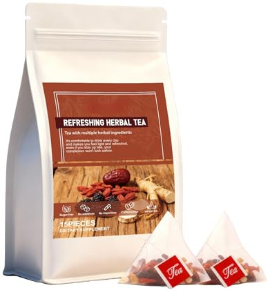 Té De Hierbas Calmante Y Nutritivo: Ingredientes Naturales, Envasado Individualmente, Bebida Diaria Práctica.