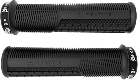 Peaty's Monarch Pro Bike Grips - Bike Handle Grips, Dual Compound Design with Impact Dampening Core, BMX, Ebike & MTB Handlebar Grip