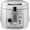 De'Longhi RotoFry F 28313.W Rotofritteuse | Roto-Fry-System für 50 % weniger Öl | Easy Clean System | Timer | Ölablauffunktion | Antihaft-Beschichtung | Fester Frittierbehälter | weiß