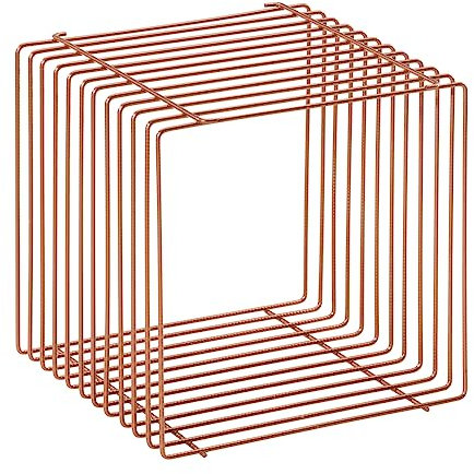 Gitterwürfel Ladenregal Kupferwürfel Dekoregal Cube Gitter 40x40x40cm Kupferrot