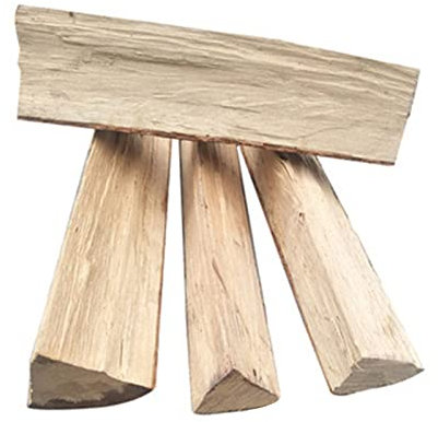 TRGCJGH Ofengetrocknete Holzscheite, Pizzaofenholz, Premium-ofengetrocknetes Hartholzscheite, brennt ideal in Pizzaöfen, Kaminen, Öfen und mehr, Hartholz, 10 kg