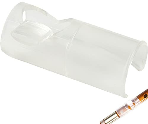 Wudaizhi Flute Blower Mouthpiece Whistle Transparent Flute Blowing Aid Helper Flute Learning Mouthpiece Instrument Accessories
