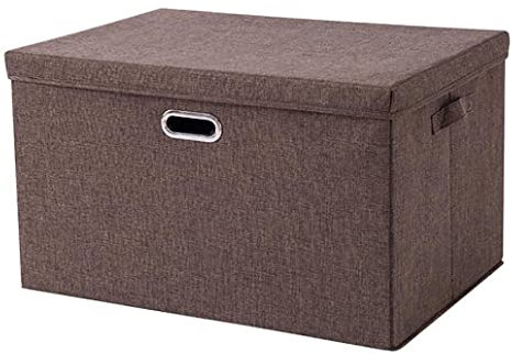 Nemopter 3 faltbare Aufbewahrungsboxen für Kleidung, Spielzeugkiste mit Kordelzug und 2 Griffen, mit Deckel
