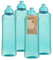 Sistema Swift Twist 'n' Sip Sports Water Bottles | 480 ml | Leakproof Kids Water Bottles | Made Using Recycled Plastic | BPA-Free | Teal Stone | 4 Count