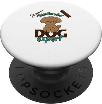 Hundepflege Witziges Zitat Niedliches Hündchen PopSockets mit austauschbarem PopGrip