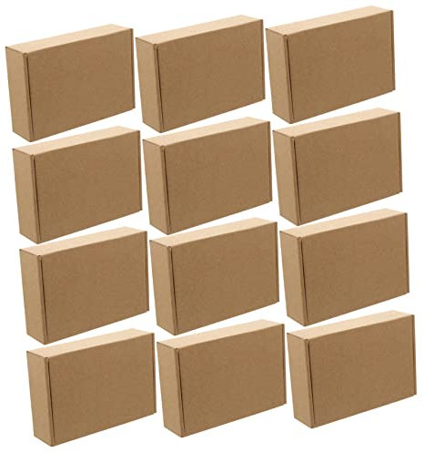 STOBOK 50stücke Umzugskartons Aus Wellpappe Für Verpackung Und Lagerung Zusammenklappbar Und Wiederverwendbar