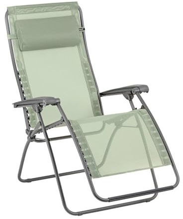 Lafuma MOBILIER - Zero-Gravity-Relaxliege-Garten - Rsxa Clip - Batyline® Iso - Grün Moss LFM2055_8557-5 Jahre Garantie