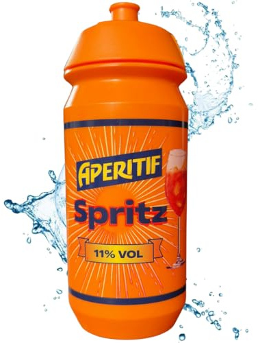 Most Muckis Upgrade Yourself Trinkflasche Aperitif Spritz 500ml BPA-freie Wasserflasche für Sport Fitness Freizeit Outdoor Fahrrad Arbeit Reise Schule Geschenkidee Zubehör nachhaltig