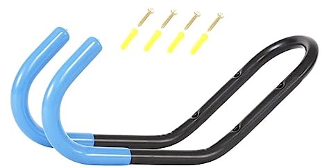 Soporte de Pared de Metal Fácil, para Colgar Bicicletas | Montaje en Casa o Garaje, Resistente al Óxido, para Beach Bike y Road Bike, Ahorro de Espacio
