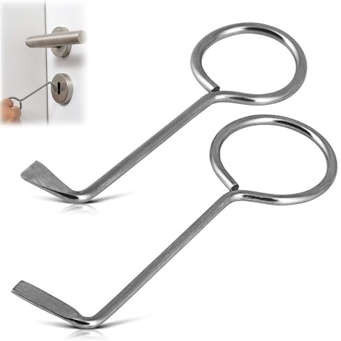 2 Stück Buntbartschlüssel,Dietrich,Buntbartschlüssel Universal,Zimmerschlüssel,Dietrich Schlüssel,Universalschlüssel Für Zimmertüren,Bartschlüssel Universal Für Bunt-Bart-Schloss Öffner