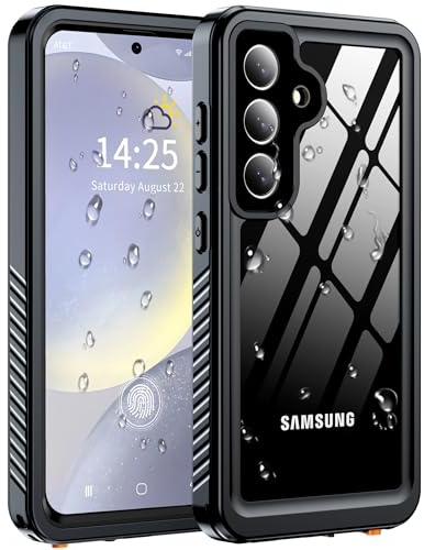 ANTSHARE für Samsung Galaxy S25 Hülle IP68 Wasserdicht,HandyHülle für Samsung S25 5G 360 Schutzhülle,Stoßfest Staubdicht Outdoor Panzerhülle mit Eingebautem Displayschutz für S25