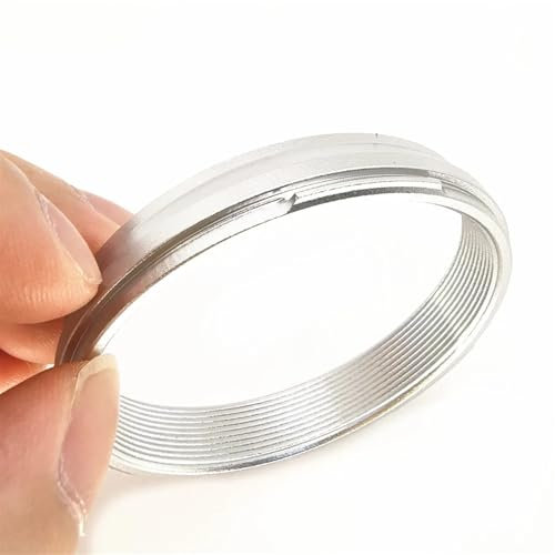 KE88FENG Glass MC UV Lens Filter 49mm Adapter Ring Cover for Fujifilm X100VI X100V X100F X100T X100S X100 for Fuji Camera(Generic Ring Silver)