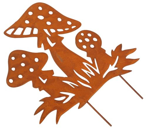 BESPORTBLE Mushroom Ornament Garden Decorations Outdoor Rustic Mushroom Crafts Garden Accessories Outdoor