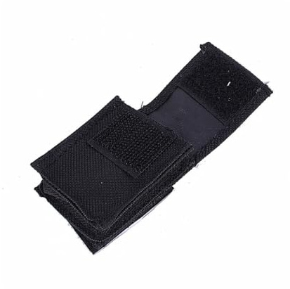 Rudiaoa Sac de batterie de guitare 9 V avec compartiment à piles en nylon pour instrument de musique basse