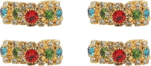 Set di 2 paia di braccialetti con disegni di Dio per Ganesh/Laddu Gopal/Devi Maa/Radha Krishna Haar Sringar divinità gioielli per Tutto Dio statua per indiano tradizionale Navratri Festival