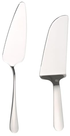 ARYIMYDP 2 Pièces Set de Pelles à Tarte en Designs Différents, Parfait pour Découpage Précis et Service de Desserts, Pâtisseries et Snacks, Résistant pour Usage Professionnel et Domestique