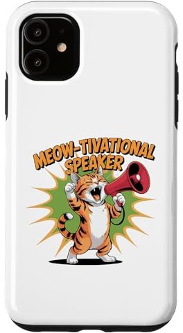 Altoparlante Meow-tivational Custodia per iPhone 11