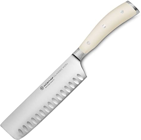 Wusthof Classic Ikon Creme 7 Hollow Edge Nakiri Knife