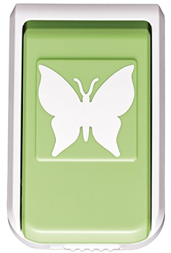 Ideen mit Herz Stanzer, Schmetterling, Motivgröße: 4,3cm | Motiv-Locher für Papier | Geschenkanhänger, Baumschmuck, Plaketten & Aufleger basteln | Sommer, Frühling