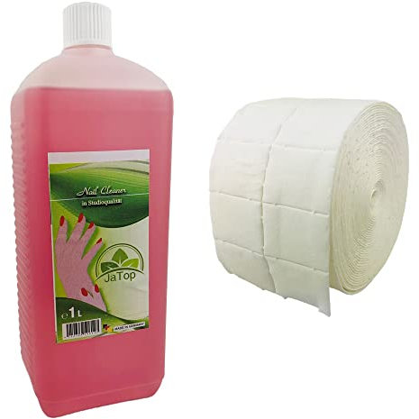 online-hut Nagelpflege Nagelcleaner Nagel Cleaner 1L, 70% Isopropanol, 500 Zelletten