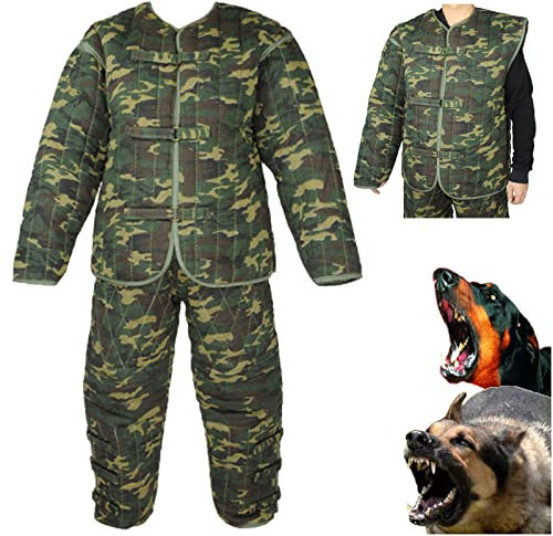 YC° Hundetrainingsanzug - Professionelle Hund Große Körperschutz Beißärmel Anzug Polizei Hund Trainingsjacke und Hose