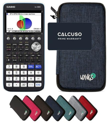 Casio fx-CG50 inkl. WYNGS Schutztasche Blau - Grafikrechner - Basic Set