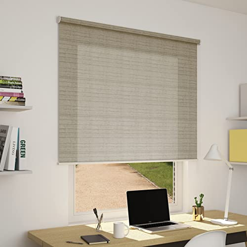 OR Tende - Tenda a Rullo Filtrante STRIPES 350x150 cm su misura Personalizzabile per interni per porta finestra e basculante Made in Italy