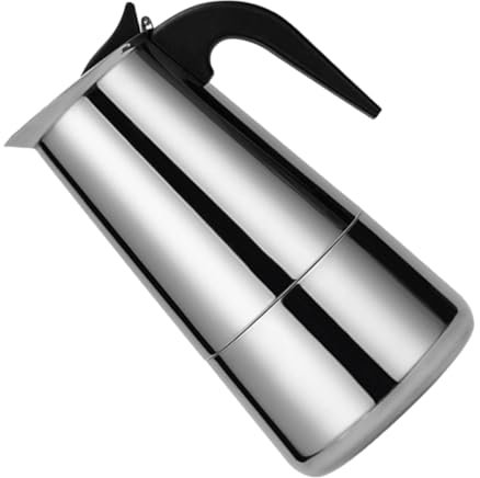 BESTonZON Caffettiera in Acciaio Resistente Per Cucina Macchina Per Caffè Espresso Portatile Caffettiera Durevole