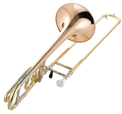 Posaune Instrument Leistungsstufe Tenor Aus Phosphorbronze. Ändern Sie Die Tonhöhe Der Posaune B-Dur In Ein F-Posauneinstrument