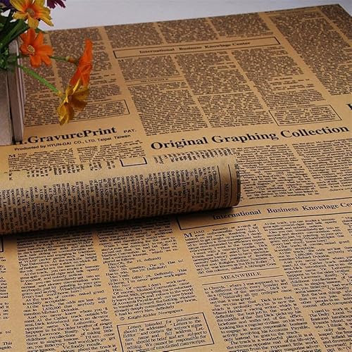 Kraftpapier Rolle, Weihnachtspapier Geschenkpapier, Kraftpapier Geschenkpapier -5/10 BöGen (50x70cm) Geschenkpapier Braun, Geschenkpapier Kraftpapier, Braunes Geschenkpapie (10 Rollen in 1 Rolle,5)