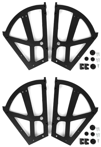 Lwuey Charnières pour Armoire à Chaussures,Tiroirs Adapte Plupart étagères Capacité Améliorée Plastique Pivotantes Remplacement Cadre Rabattable Meuble Cuisine Salon Support Rangement Raccords Flip