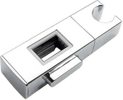 Support De Pommeau De Douche Support de pomme de douche carré réglable et rotatif, universel, barre coulissante de salle de bains, étagère de pulvérisation, accessoires de quincaillerie à Base fixe Su