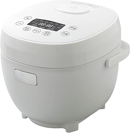 Cuociriso, Vaporiera 2L Grande capacità Tempo di prenotazione 12H Rivestimento antiaderente in ceramica per dormitorio familiare 1~3 persone