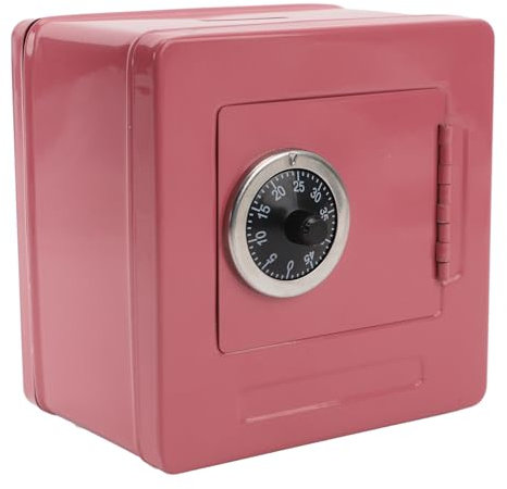 Tirelire à Mot de Passe, Boîte de Stockage de Mot de Passe Compacte, capacité Polyvalente, Multifonctionnelle et Spacieuse pour les Magasins et les Cafés (Rose)