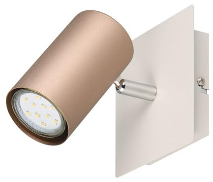 Trio Leuchten Wandspot Marley 802400165, Metall Coffee/Warm Grey, exkl. 1x GU10