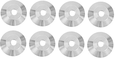 VILLCASE 8pezzi Base Conica Per Altoparlante Supporto Isolante Protezione Per Pavimento Riduce Migliora Suono Compatibile Amplificatori e Lettori Cd Dvd