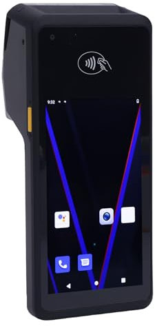 5.0 -Zoll -Touchsbildschirm Barcode -Scanner mit 5G WiFi NFC für 11, 5.0, Nano SIM und Speicherkarte, 1D/2D/QR -Code -Scannen, PDA -Drucker