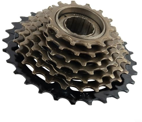 Homeponnew Cassette de vélo à 7 vitesses, pignon en acier de type filetage 14-28T, système de changement de vitesse à 21 vitesses, pièce de rechange pour VTT et vélo de route