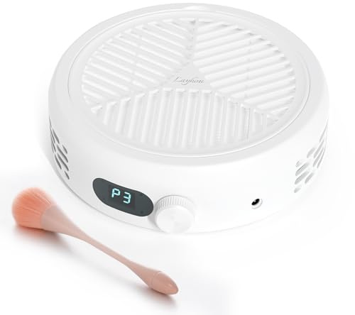 Layhou Professioneller Nagelstaubabsauger 120W, 3-Stufig Regelbar, LED-Anzeige, 12.000 U/min, Leistungsstarker Staubsauger, Staubabsaugung Für Nägel, Geeignet Für Nagelstudios Und Den Heimgebrauch