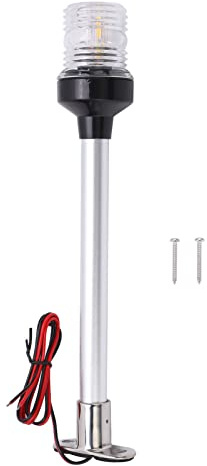 BOROCO LED-Navigationslicht für Marineboote, 12 Zoll 12‑24V Feste Ankerlicht IP66 2 Seemeilen Sichtweite für Yachten und Boot