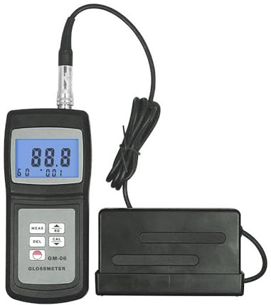 Medidor de brillo con pantalla Digital GM-06, 0,1GU ~ 200GU, pintura cerámica de mármol, tinta de plástico y Metal