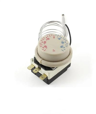 HMCOCOOFM 1 STÜCKE 220 V 16A -30 ~ + 30 °C 3 Pins Thermostatknopf Kühlschrank Temperaturschalter Controller