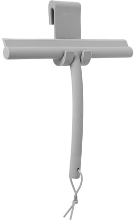 blomus duschskrapa -VIPO- Duschskrapa med hållare 24 cm bred Silikonskrapa för dusch, badrum Fönsterskrapa Fönsterskrapa Micro Chip (69202)