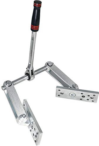 IQ-TOOLS Plattenzug mit 360° drehbarer Platte – Balkenzug mit Ratsche, Drehbare Plattenheber, rotierender Plattenlifter, Klemmträger & Drehplatte, Lastenheber, Plattenklemme, Schwenkbarer