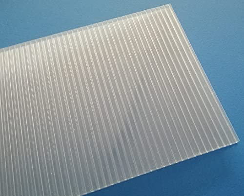 Stegplatten Ersatzplatten für Gewächshaus 4 mm klar farblos UV-geschützt… (L x B = 1387 x 697 mm)