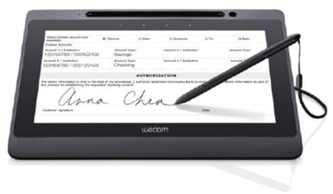 Wacom DTU1141B + Sign Pro PDF 26,9 cm (10.6 Zoll) Schwarz LCD