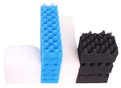 INGVIEE Kompatibel Value Pack für Fluval 406 407 Filter (12x Feinfilterpad, 6X Bio Foam, 6X Bio Foam Plus, 6X Bio Foam Max)