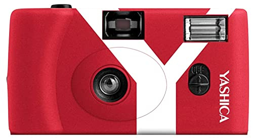 YASHICA Cámara MF-1 Snapshot Roja + película