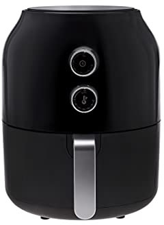 Karaca Multifry Freidora Negra 3,5 L - Freír sano y crujiente sin aceite, métodos de cocción versátiles, incluyendo calefacción y cocción, circulación de aire caliente a 360 grados para una